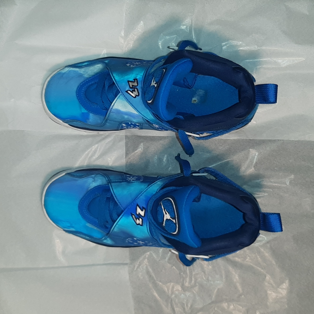 Jordan 8 Retro Sneakers 7Y = Women 8.5 = Men 7 - Picture 4 of 10